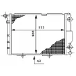 Radiateur, refroidissement du moteur MAHLE CR 293 000P - Visuel 2