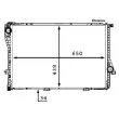 Radiateur, refroidissement du moteur MAHLE CR 295 000P - Visuel 2