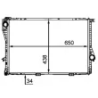 Radiateur, refroidissement du moteur MAHLE CR 296 000P - Visuel 2