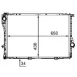 Radiateur, refroidissement du moteur MAHLE CR 296 000S - Visuel 2