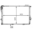 Radiateur, refroidissement du moteur MAHLE CR 298 000P - Visuel 2