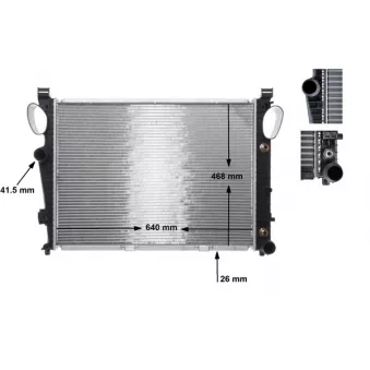 Radiateur, refroidissement du moteur MAHLE