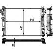 Radiateur, refroidissement du moteur MAHLE CR 304 000S - Visuel 2