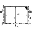 Radiateur, refroidissement du moteur MAHLE CR 305 000P - Visuel 2