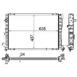 Radiateur, refroidissement du moteur MAHLE CR 312 000P - Visuel 2