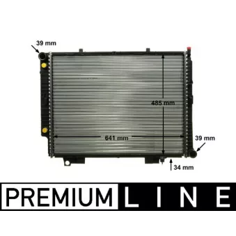 Radiateur, refroidissement du moteur MAHLE CR 316 000P