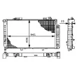 Radiateur, refroidissement du moteur MAHLE CR 316 000P - Visuel 2