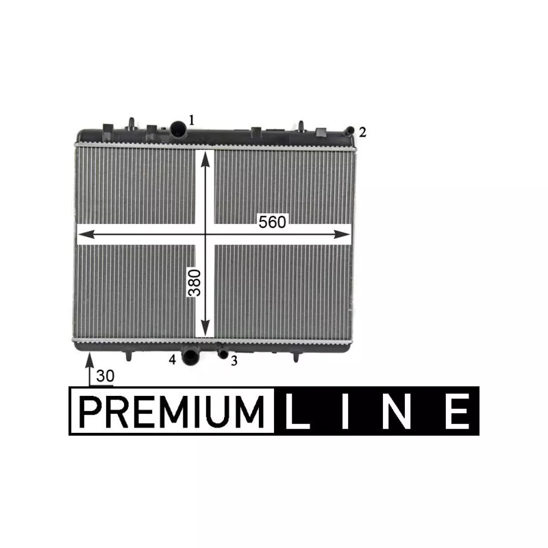 Radiateur, refroidissement du moteur MAHLE CR 32 000P