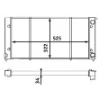 Radiateur, refroidissement du moteur MAHLE CR 340 001S - Visuel 1