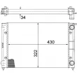 Radiateur, refroidissement du moteur MAHLE CR 343 000S - Visuel 1
