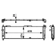 Radiateur, refroidissement du moteur MAHLE CR 355 000P - Visuel 2