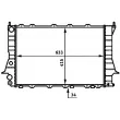 Radiateur, refroidissement du moteur MAHLE CR 358 000S - Visuel 2