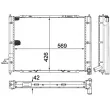 Radiateur, refroidissement du moteur MAHLE CR 361 000P - Visuel 2
