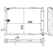 Radiateur, refroidissement du moteur MAHLE CR 361 000S - Visuel 2