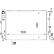 Radiateur, refroidissement du moteur MAHLE CR 377 000S - Visuel 1