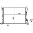Radiateur, refroidissement du moteur MAHLE CR 381 000S - Visuel 2