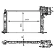 Radiateur, refroidissement du moteur MAHLE CR 386 000P - Visuel 2