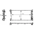 Radiateur, refroidissement du moteur MAHLE CR 387 000P - Visuel 2