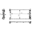 Radiateur, refroidissement du moteur MAHLE CR 387 000S - Visuel 2