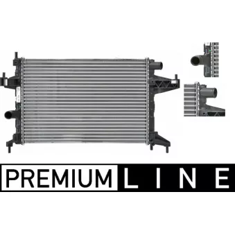 Radiateur, refroidissement du moteur MAHLE CR 389 000P