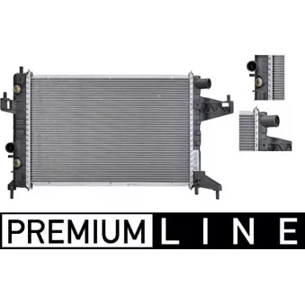 Radiateur, refroidissement du moteur MAHLE CR 390 000P