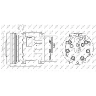 Compresseur, climatisation NRF 32885G