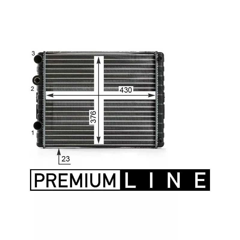 Radiateur, refroidissement du moteur MAHLE CR 42 000P