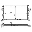 Radiateur, refroidissement du moteur MAHLE CR 422 000S - Visuel 1