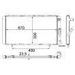 Radiateur, refroidissement du moteur MAHLE CR 426 000S - Visuel 1