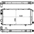 Radiateur, refroidissement du moteur MAHLE CR 431 000S - Visuel 2