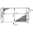 Radiateur, refroidissement du moteur MAHLE CR 437 000S - Visuel 1