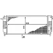 Radiateur, refroidissement du moteur MAHLE CR 438 000S - Visuel 2