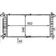 Radiateur, refroidissement du moteur MAHLE CR 443 000S - Visuel 1