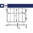Radiateur, refroidissement du moteur MAHLE CR 452 000S - Visuel 1