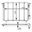 Radiateur, refroidissement du moteur MAHLE CR 452 000S - Visuel 2