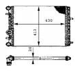 Radiateur, refroidissement du moteur MAHLE CR 454 000S - Visuel 2