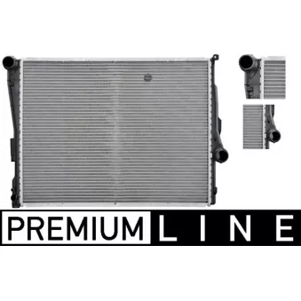 Radiateur, refroidissement du moteur MAHLE CR 458 000P