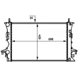 Radiateur, refroidissement du moteur MAHLE CR 459 000S - Visuel 1