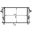 Radiateur, refroidissement du moteur MAHLE CR 461 000S - Visuel 1