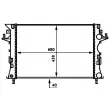 Radiateur, refroidissement du moteur MAHLE CR 462 000P - Visuel 1