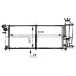 Radiateur, refroidissement du moteur MAHLE CR 468 000S - Visuel 2