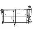 Radiateur, refroidissement du moteur MAHLE CR 469 000S - Visuel 1