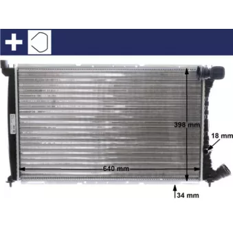 Radiateur, refroidissement du moteur MAHLE CR 473 000S