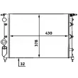 Radiateur, refroidissement du moteur MAHLE CR 476 000S - Visuel 2