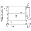 Radiateur, refroidissement du moteur MAHLE CR 491 000S - Visuel 2
