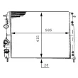 Radiateur, refroidissement du moteur MAHLE CR 493 000S - Visuel 2