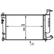 Radiateur, refroidissement du moteur MAHLE CR 498 000S - Visuel 2