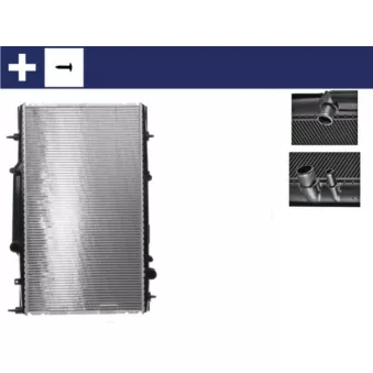 Radiateur, refroidissement du moteur MAHLE CR 503 000S