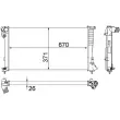 Radiateur, refroidissement du moteur MAHLE CR 504 000S - Visuel 1