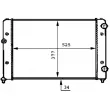 Radiateur, refroidissement du moteur MAHLE CR 507 000P - Visuel 2